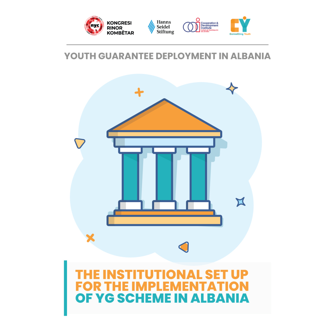 Infografika 1: Organizimi institucional për zbatimin e skemës se Garancise Rinore në Shqipëri